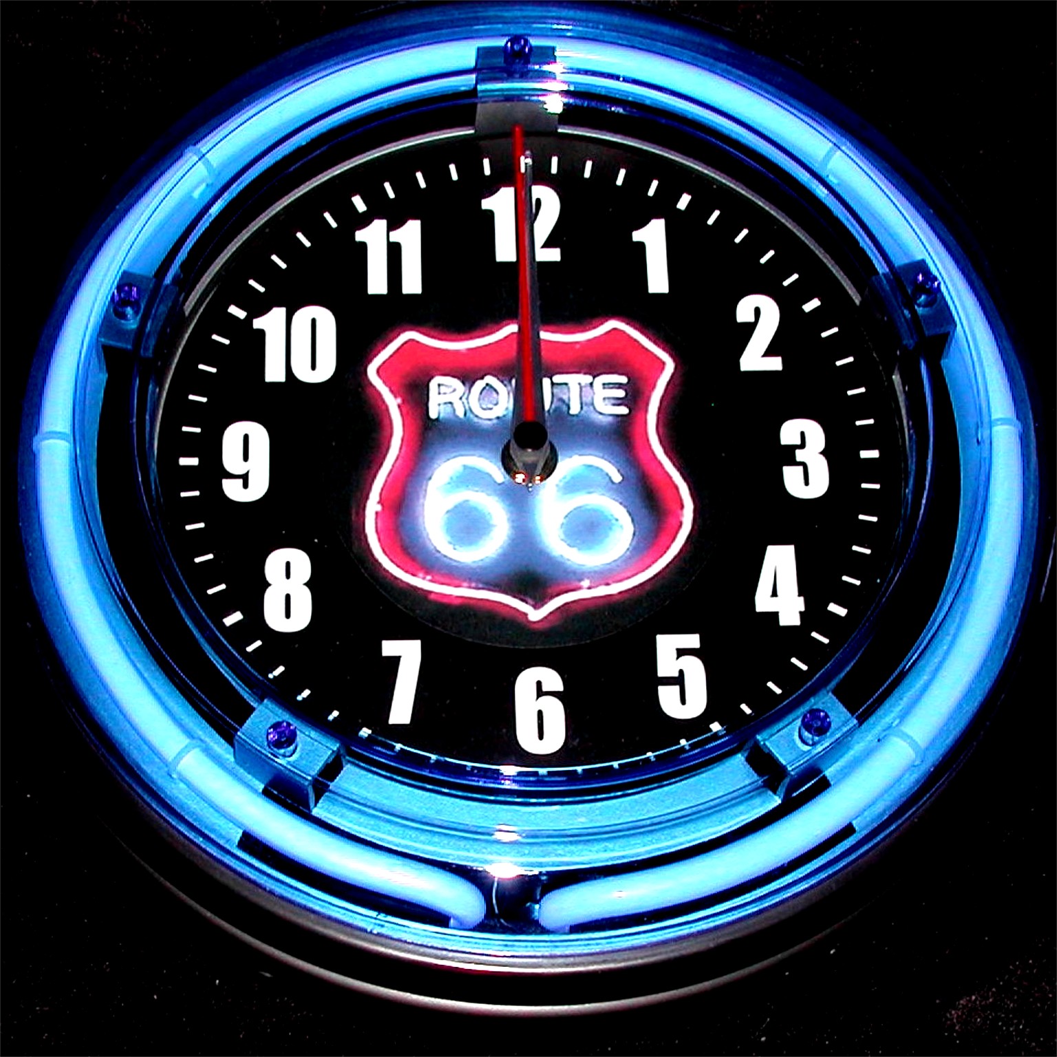 Route 66 Motorcycle Clock 